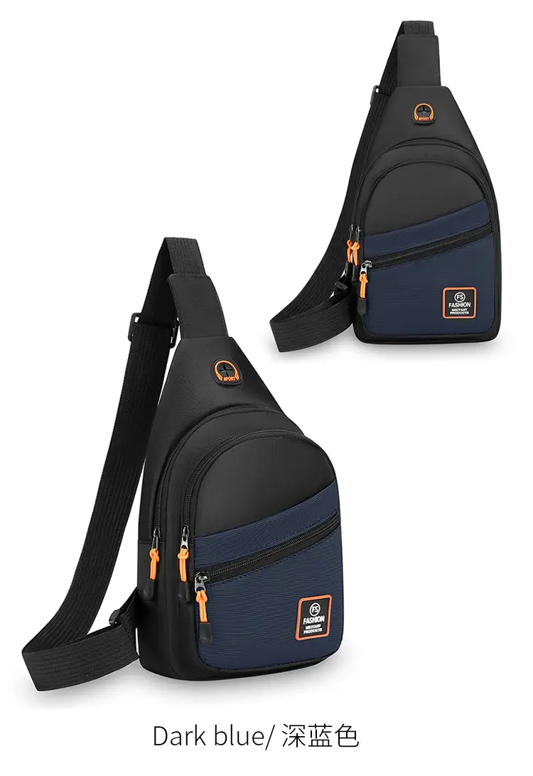 Korean Style Men's Chest Bag 6000mAh 10W Charging — feature 25