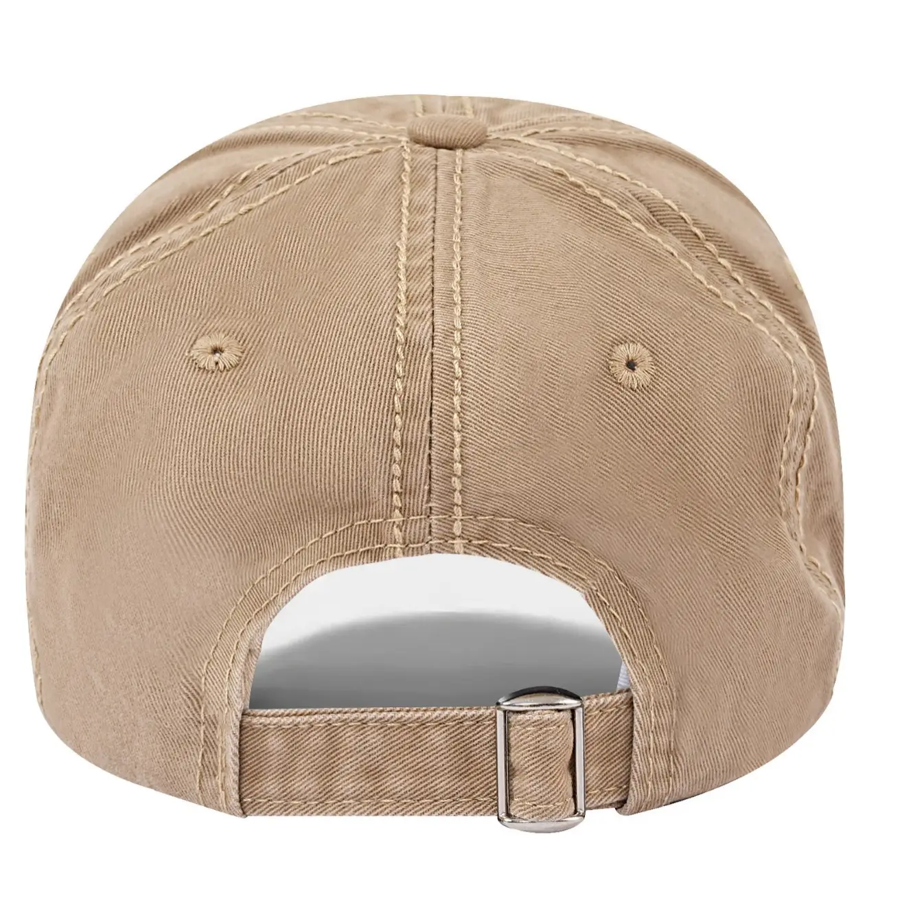 Vintage Holes Wash Cotton Baseball Cap for Men - Image 13