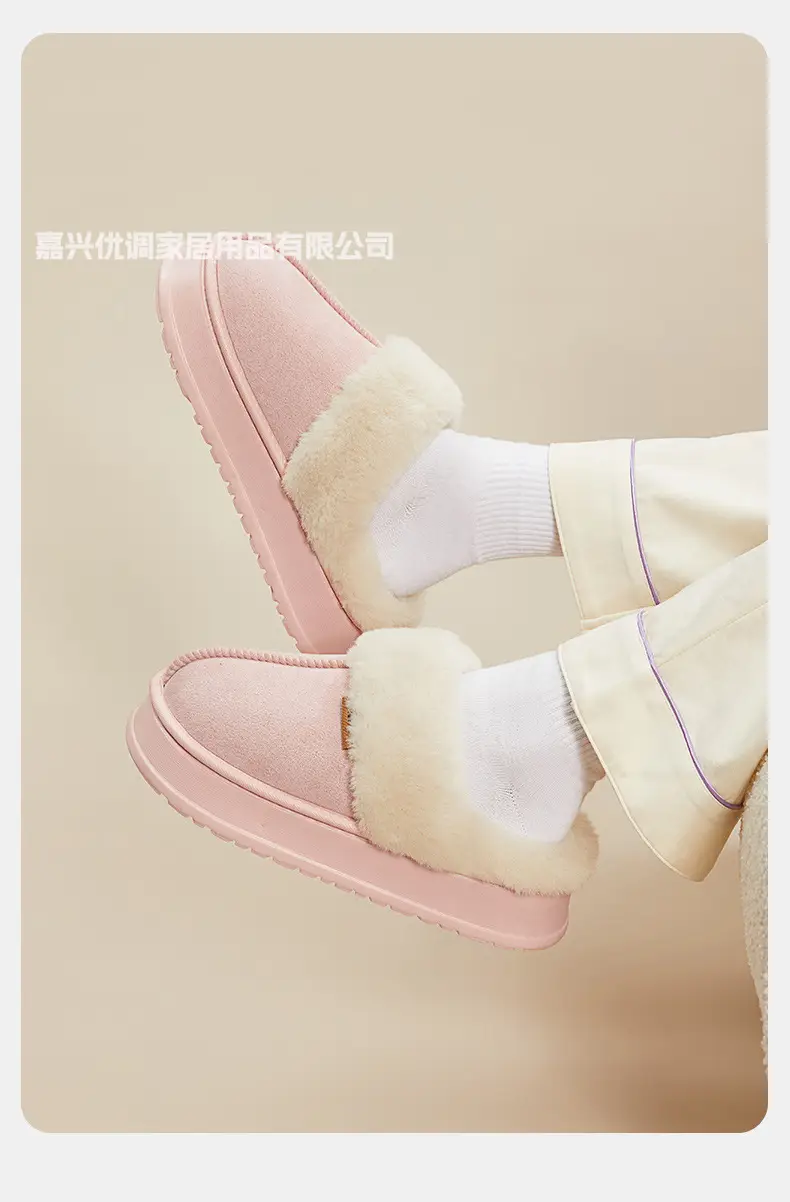 Premium Soft-Toe Cotton Slippers for Women, Autumn/Winter 2025 New Model, Warm Plush Indoor Winter — feature 6
