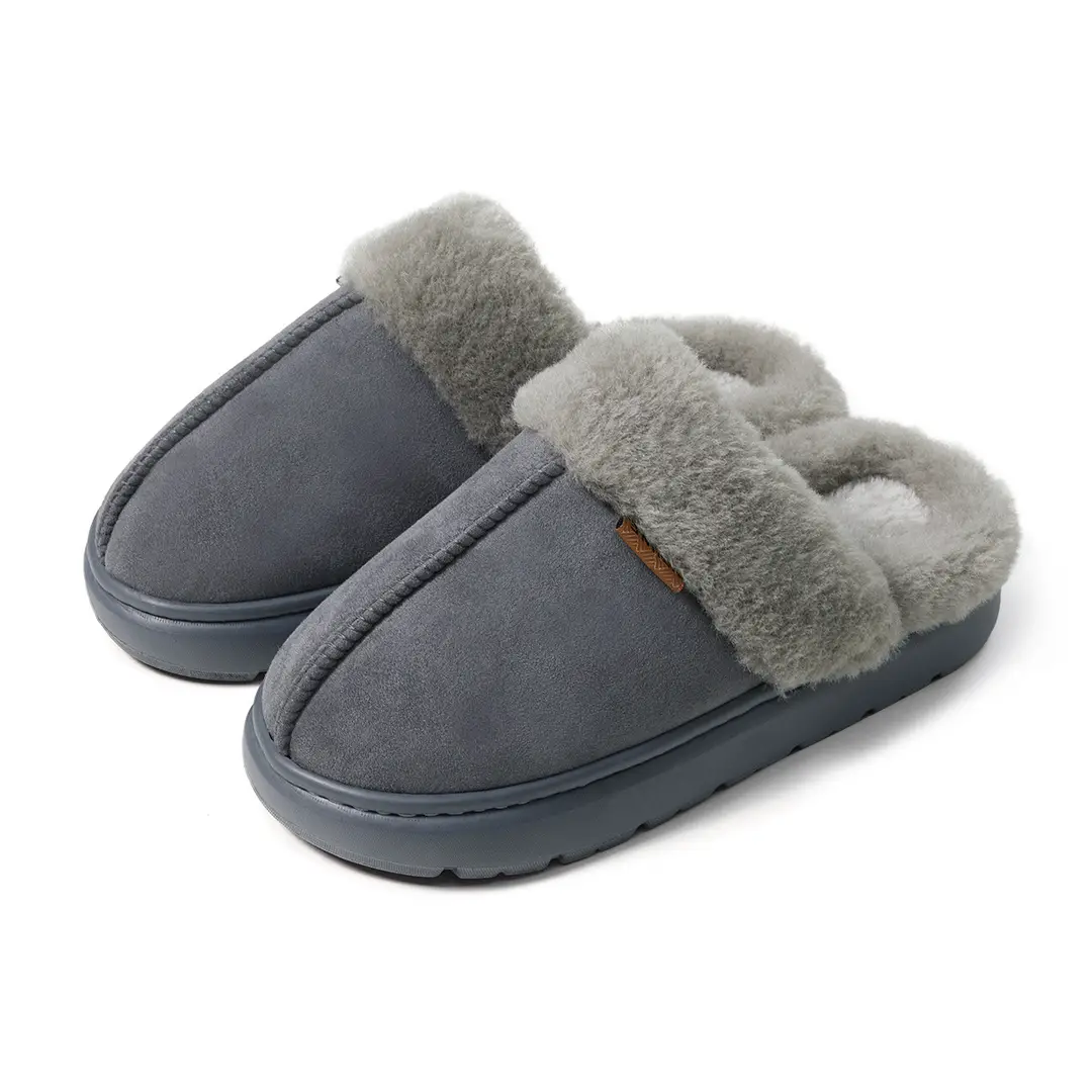 Premium Soft-Toe Cotton Slippers for Women, Autumn/Winter 2025 New Model, Warm Plush Indoor Winter