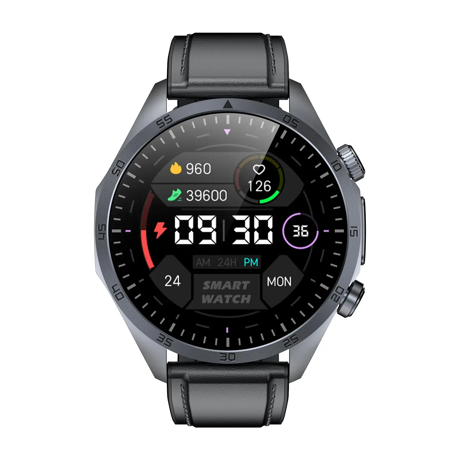 Smart Watch with Heart Rate & Body Temp Tracker