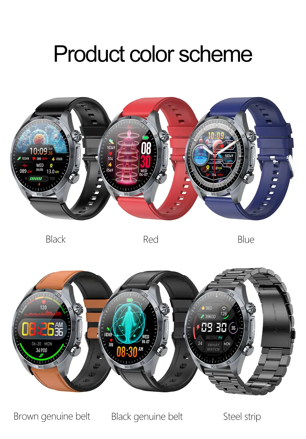 Smart Watch with Heart Rate & Body Temp Tracker — feature 2