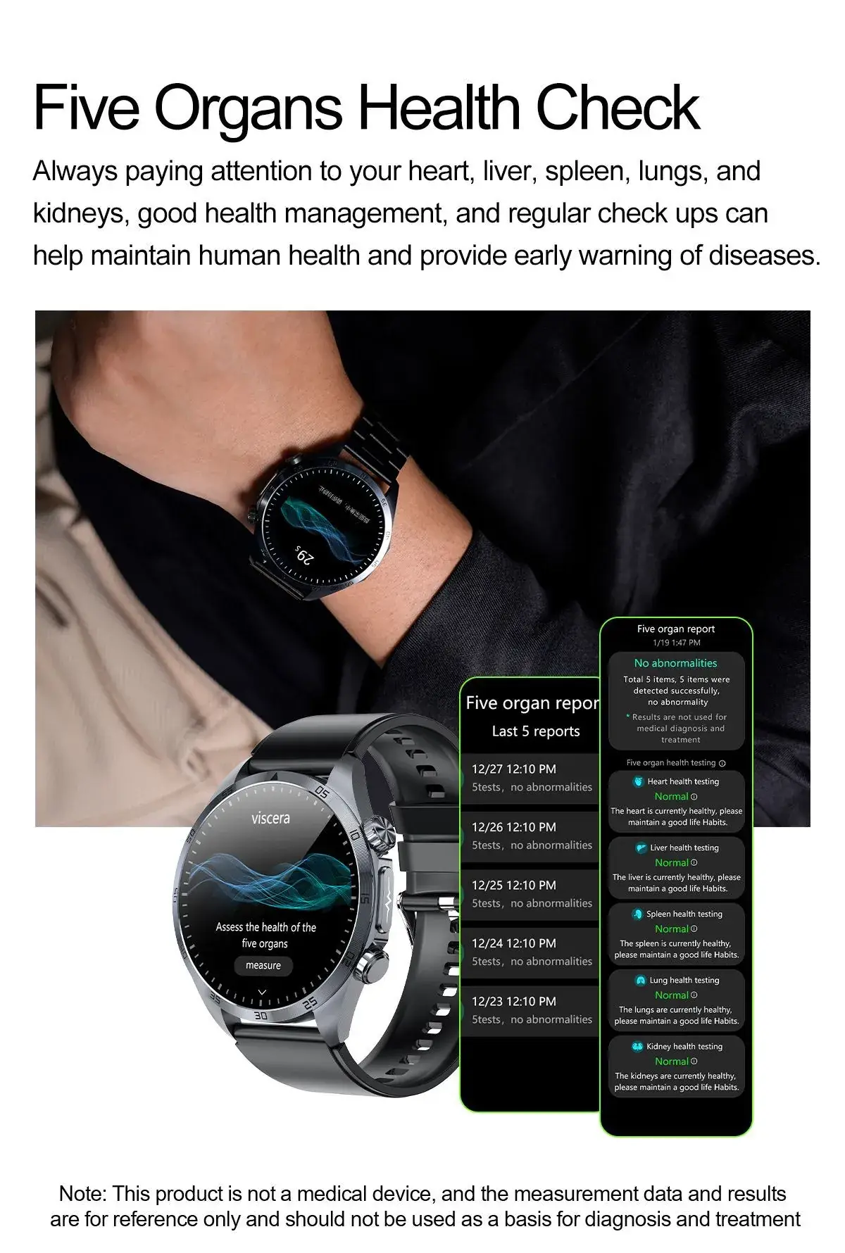 Smart Watch with Heart Rate & Body Temp Tracker — feature 22