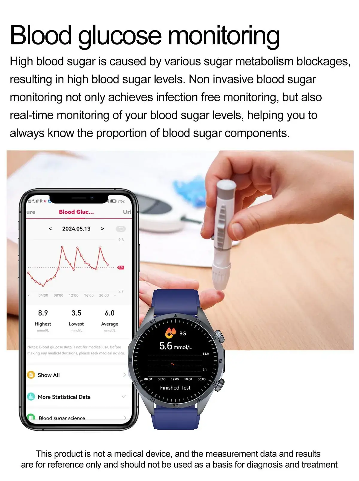Smart Watch with Heart Rate & Body Temp Tracker — feature 23