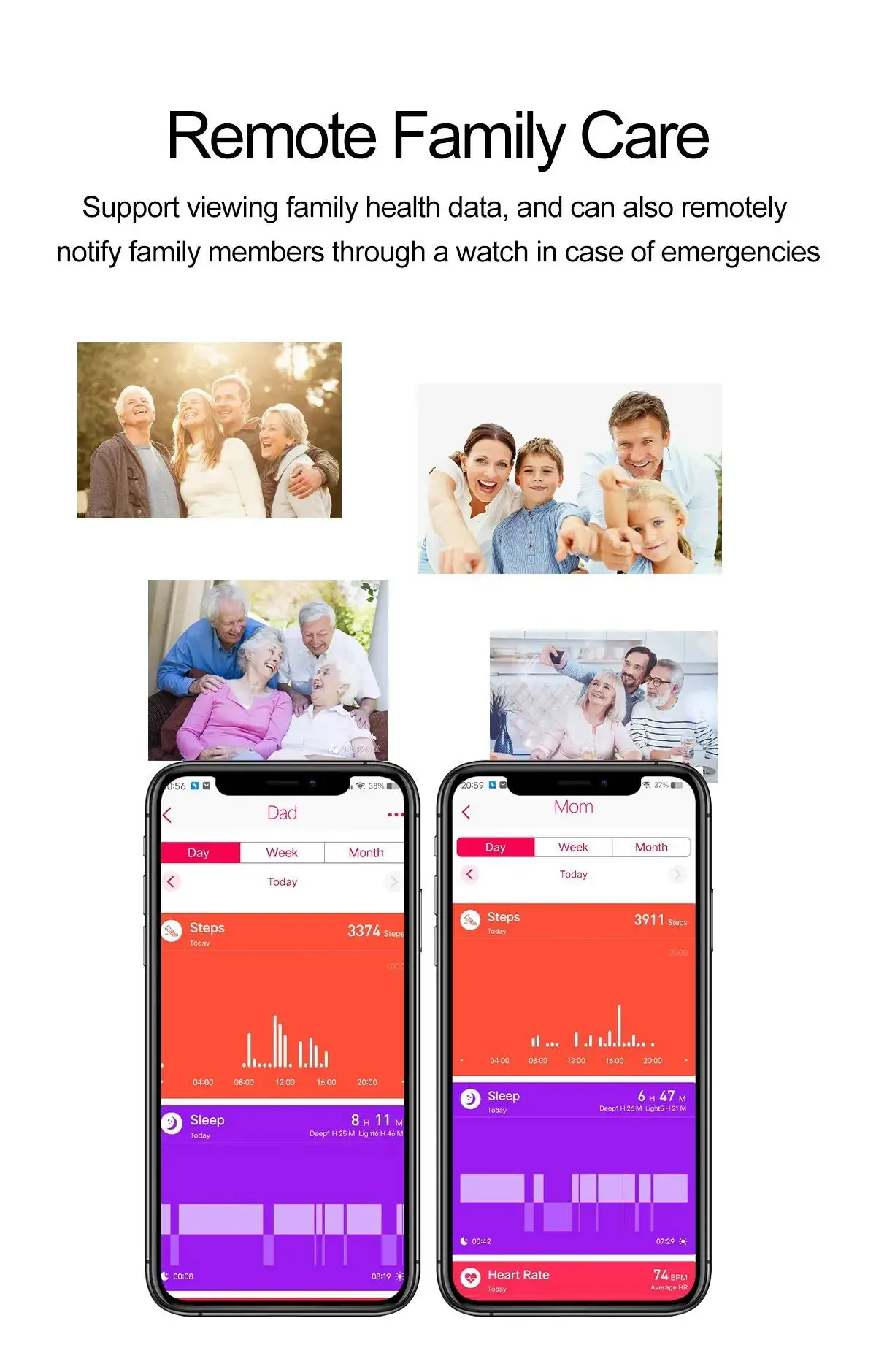 Smart Watch with Heart Rate & Body Temp Tracker — feature 31
