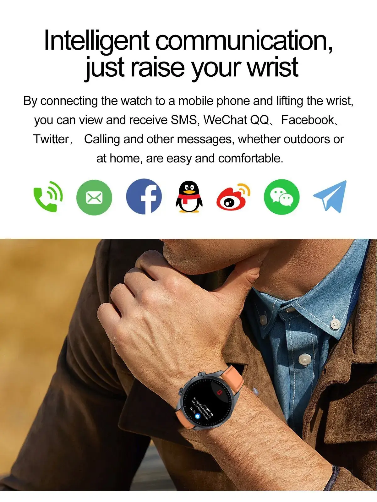 Smart Watch with Heart Rate & Body Temp Tracker — feature 35