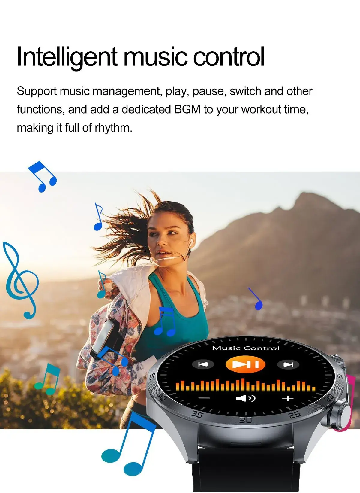 Smart Watch with Heart Rate & Body Temp Tracker — feature 36