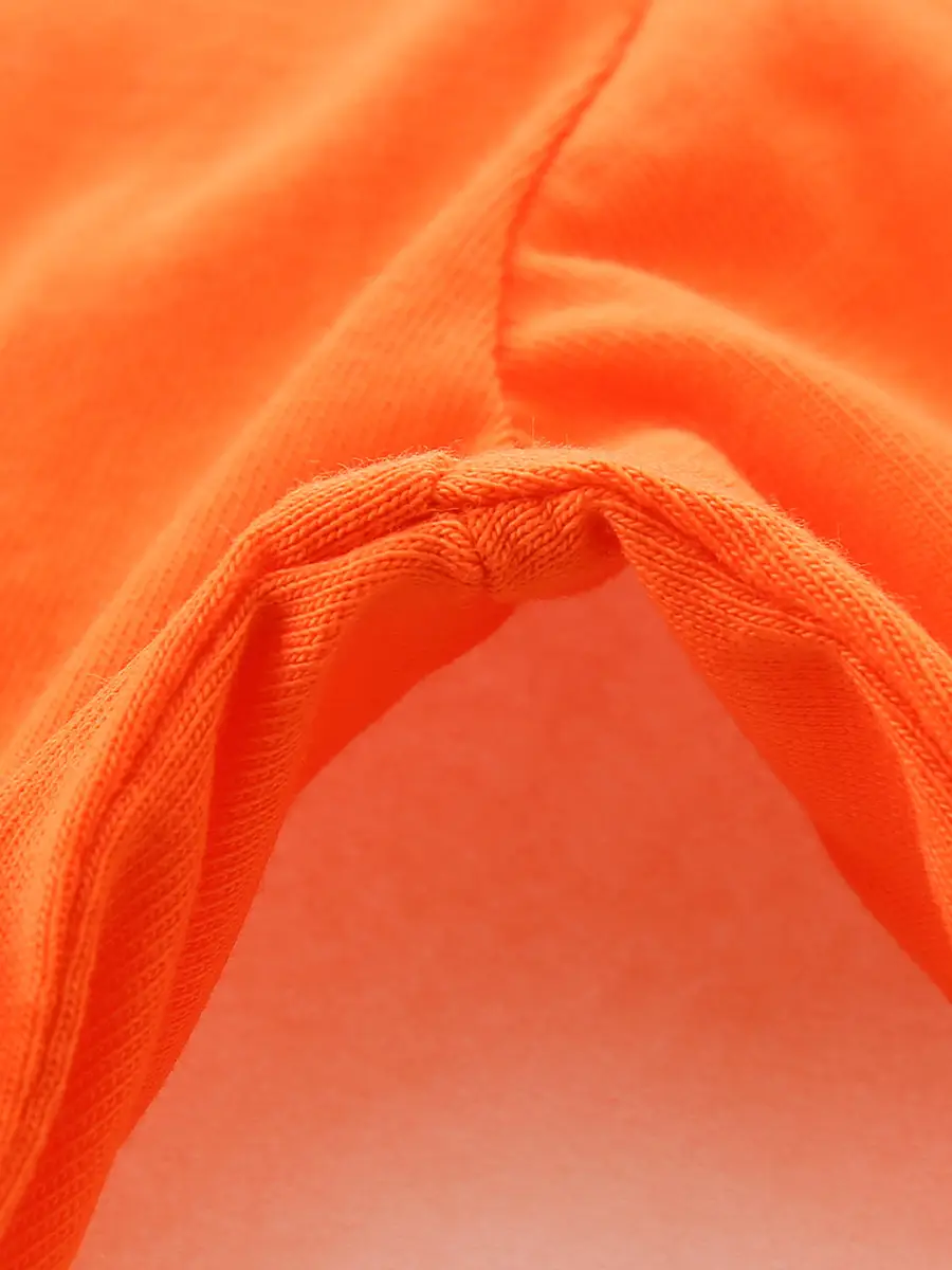 Orange Long Sleeve Boys T-Shirt Needle Cotton European Style