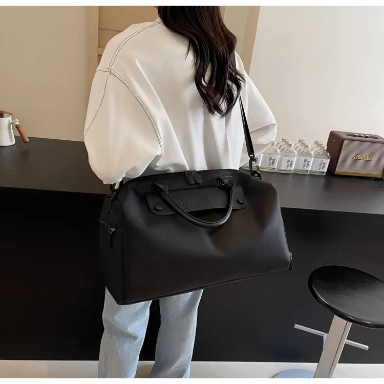 Large Capacity Korean Style Travel Bag Grey — feature 13