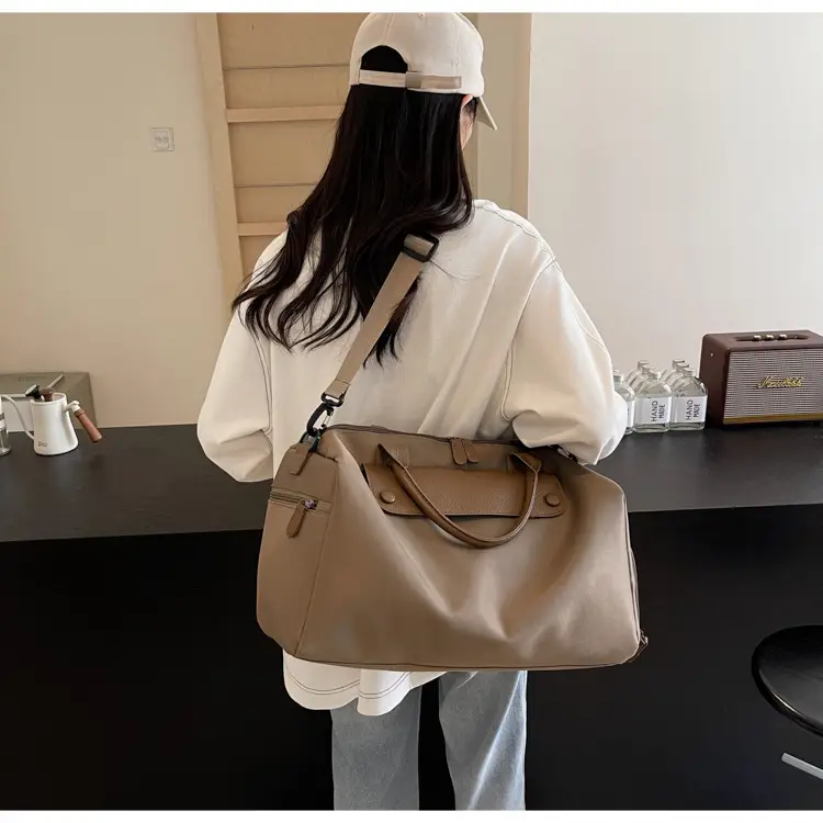 Large Capacity Korean Style Travel Bag Grey — feature 28