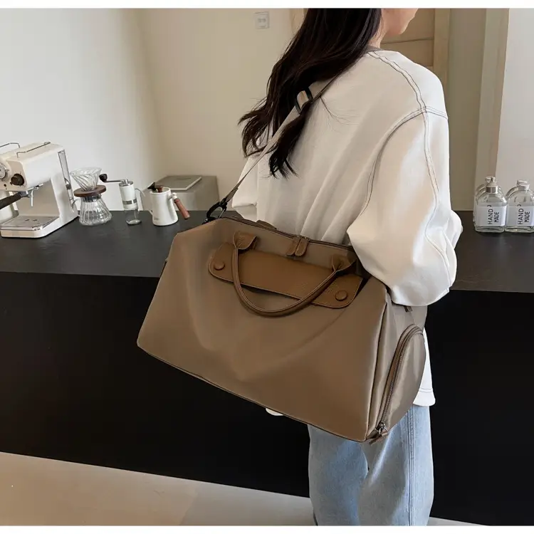 Large Capacity Korean Style Travel Bag Grey — feature 29
