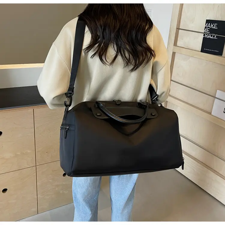 Large Capacity Korean Style Travel Bag Grey — feature 41