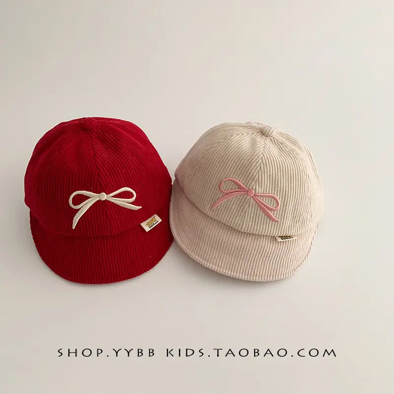 Girls' Windproof Warm Bow Cap Autumn Winter - Image 7