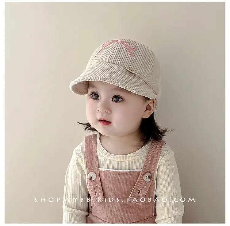 Girls' Windproof Warm Bow Cap Autumn Winter — feature 2