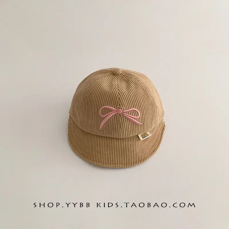 Girls' Windproof Warm Bow Cap Autumn Winter - Image 2
