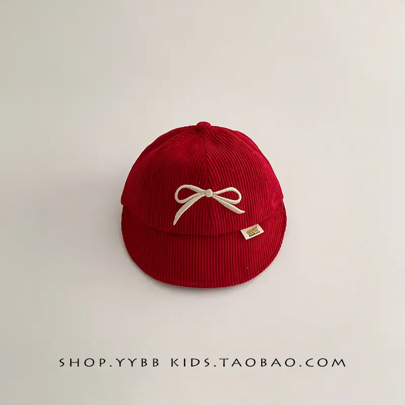 Girls' Windproof Warm Bow Cap Autumn Winter - Image 4