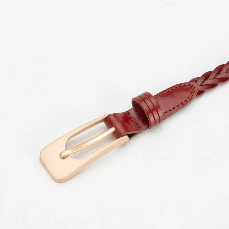 Women Twist Braided Belt Pitch Buckle All Match - Image 8