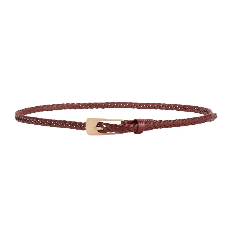 Women Twist Braided Belt Pitch Buckle All Match - Image 11