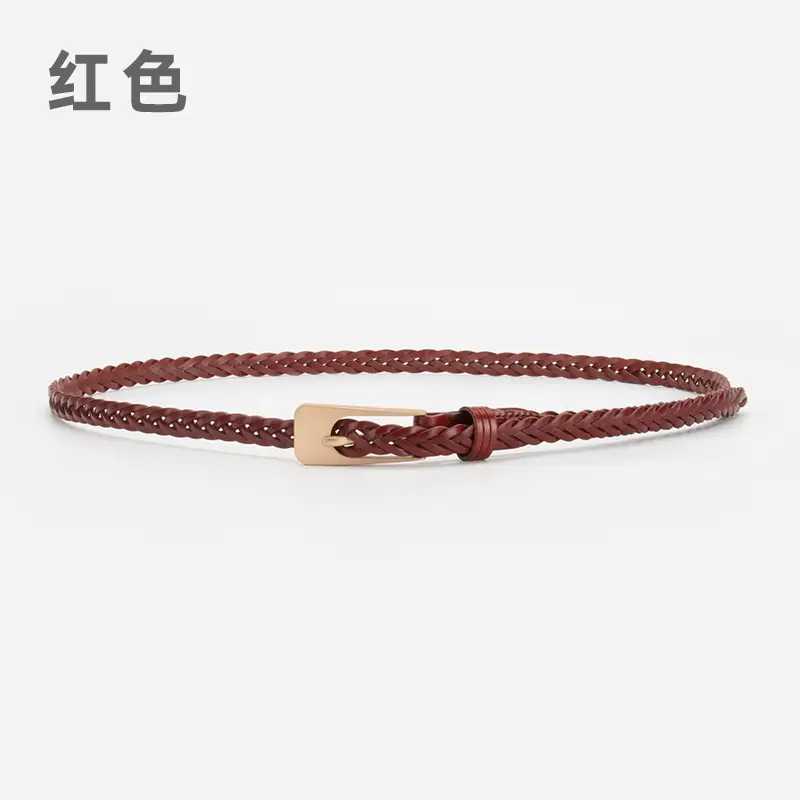 Women Twist Braided Belt Pitch Buckle All Match - Image 3