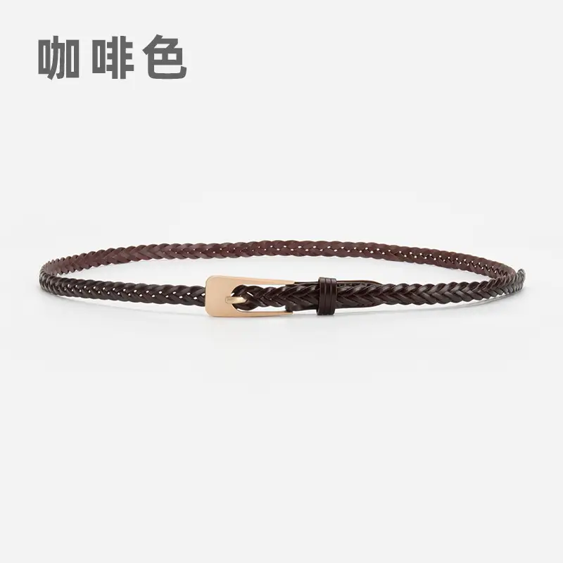 Women Twist Braided Belt Pitch Buckle All Match - Image 4