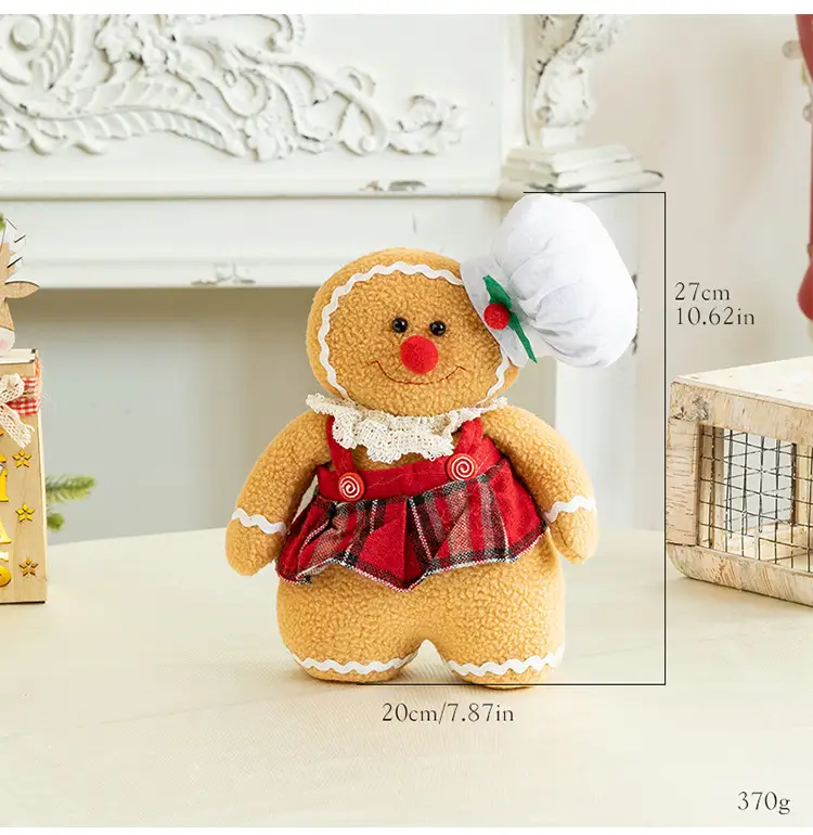 Cross Border Christmas Gingerbread Doll Decor — feature 3