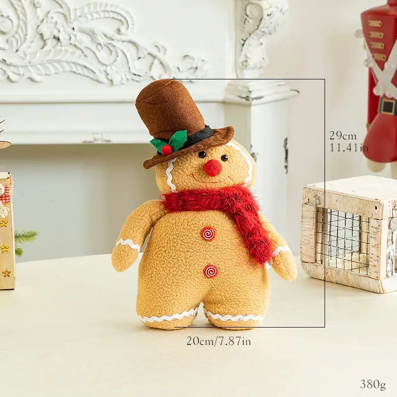 Cross Border Christmas Gingerbread Doll Decor - Image 2