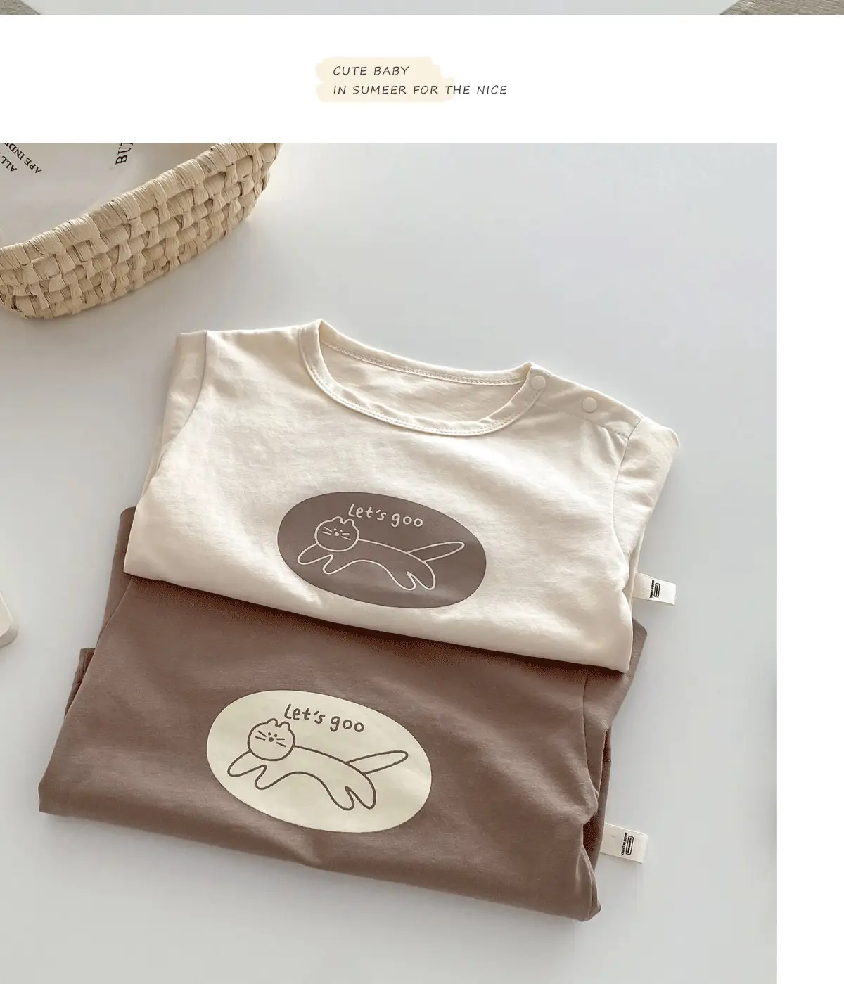 Children's Cartoon T-Shirt Korean Style Base Shirt — feature 15