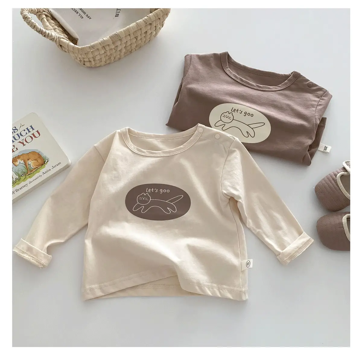 Children's Cartoon T-Shirt Korean Style Base Shirt — feature 17