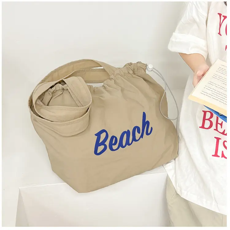Women Canvas Shoulder Bag 2025 New Letter Artistic Design — feature 20