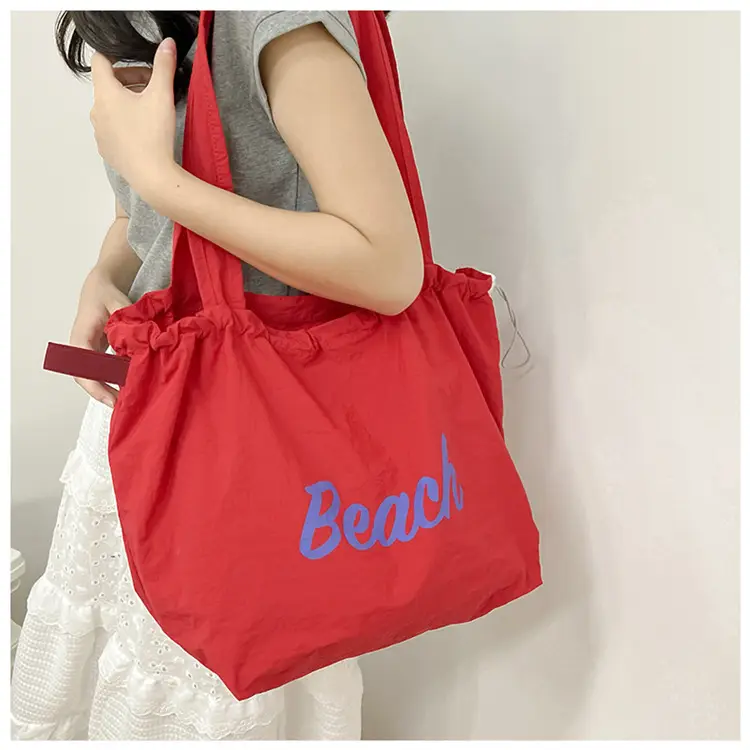 Women Canvas Shoulder Bag 2025 New Letter Artistic Design — feature 39