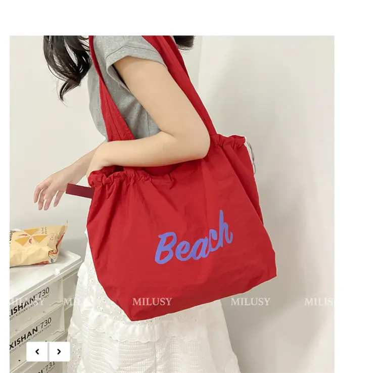Women Canvas Shoulder Bag 2025 New Letter Artistic Design — feature 7