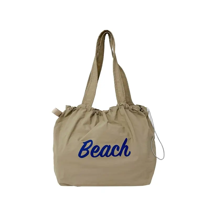 Women Canvas Shoulder Bag 2025 New Letter Artistic Design - Image 3