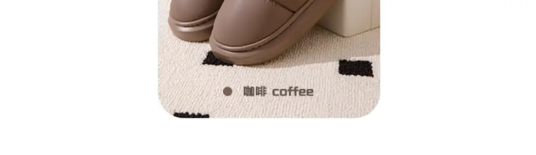 Bug Rabbit Autumn and Winter Cotton Slippers Women's Home Warm and Comfortable Thick-soled fleece-lined Non-slip Bag Heel Outer Wearing Cotton Shoes for Men — feature 16