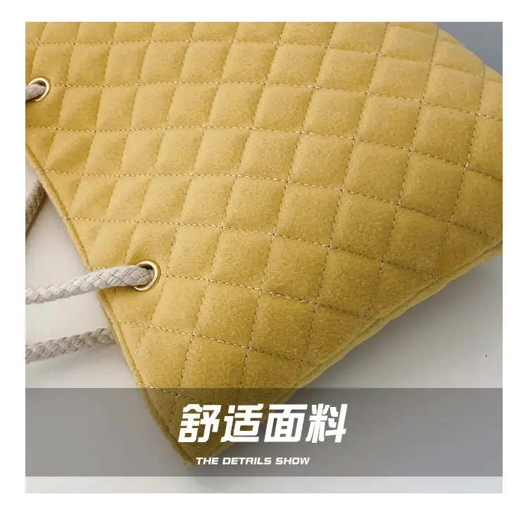 Women Quilted Sunflower Shoulder Bag Yellow 2024 — feature 6