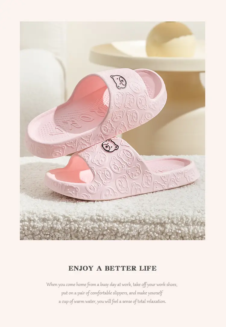 New Slip-on Feeling Women's Slippers Summer Indoor Bathroom Bath Non-slip Eva Couple Men's Soft Bottom Slippers Wholesale — feature 4