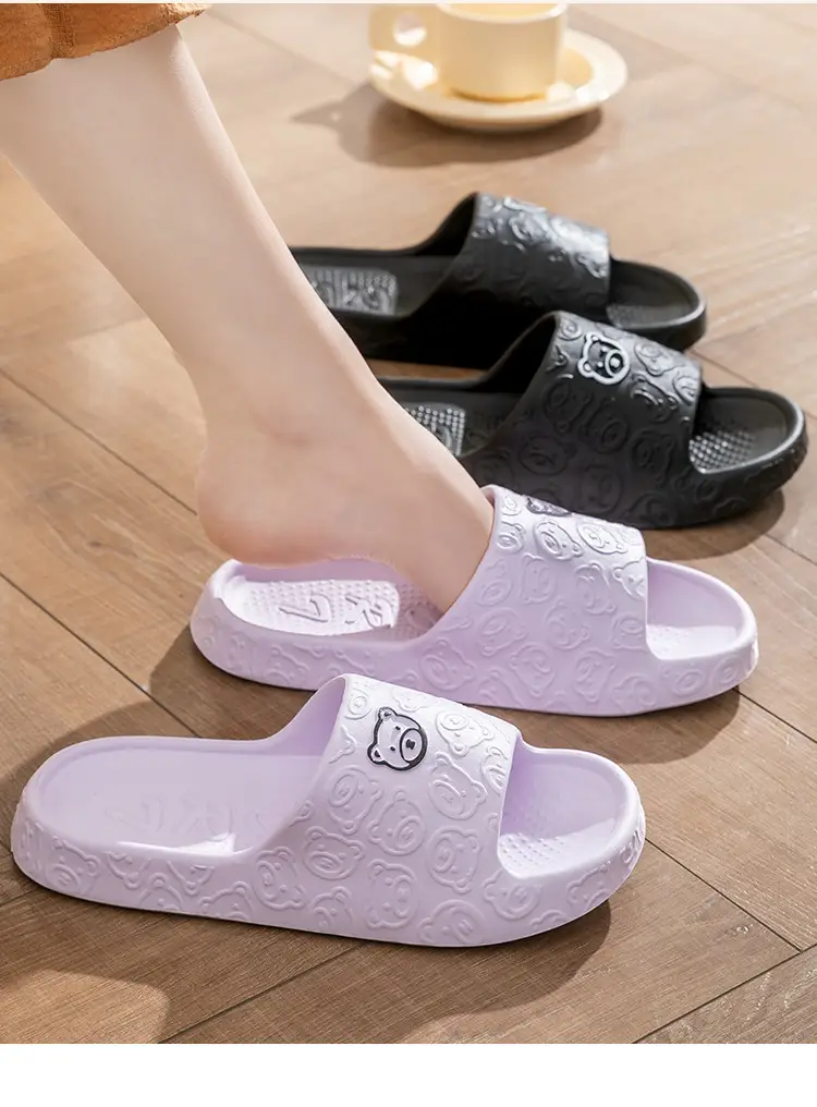 New Slip-on Feeling Women's Slippers Summer Indoor Bathroom Bath Non-slip Eva Couple Men's Soft Bottom Slippers Wholesale — feature 5