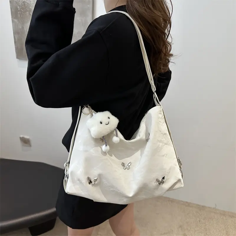 Grey Cute Cloud Crossbody Bag for Women