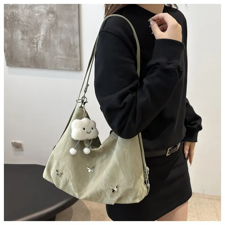 Grey Cute Cloud Crossbody Bag for Women — feature 17