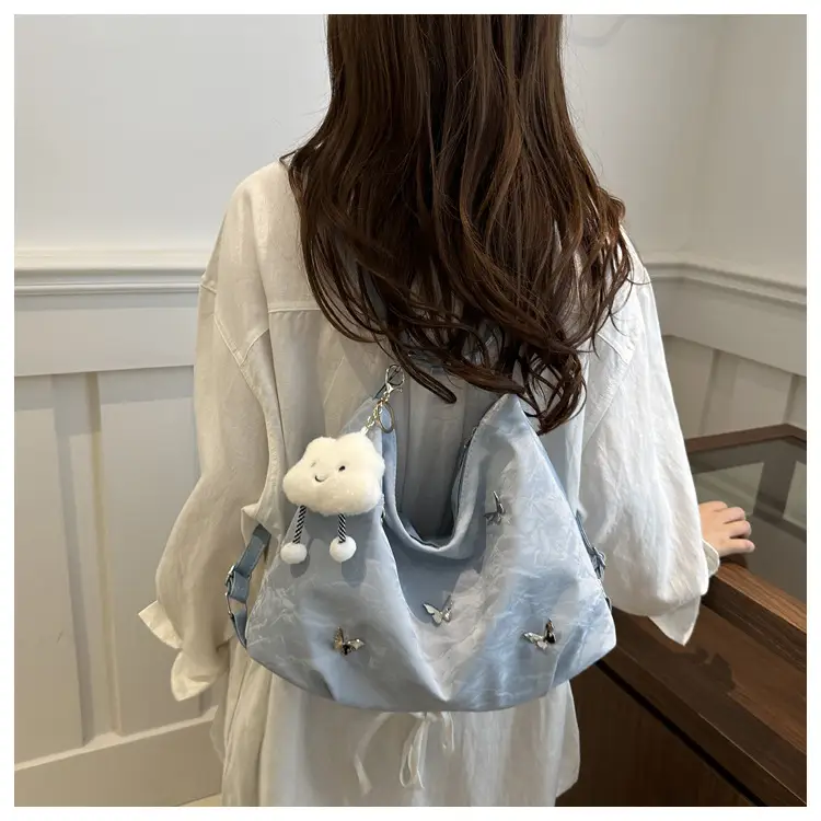 Grey Cute Cloud Crossbody Bag for Women — feature 28