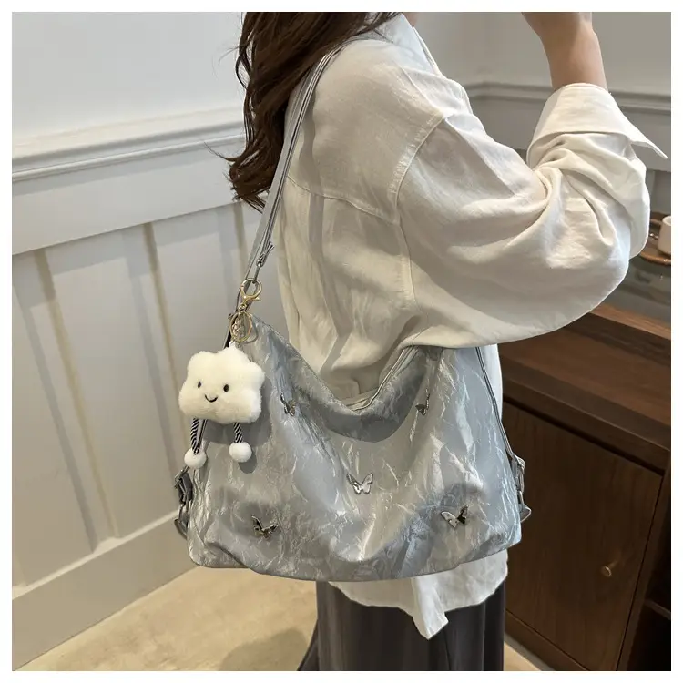 Grey Cute Cloud Crossbody Bag for Women — feature 30