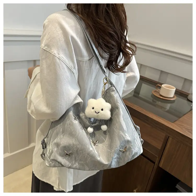 Grey Cute Cloud Crossbody Bag for Women — feature 31