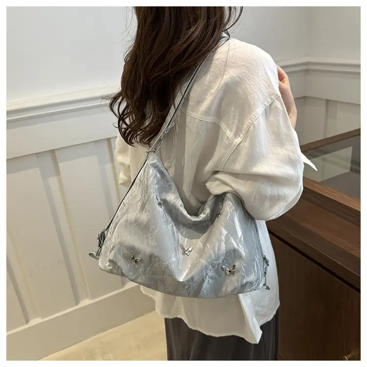 Grey Cute Cloud Crossbody Bag for Women — feature 34