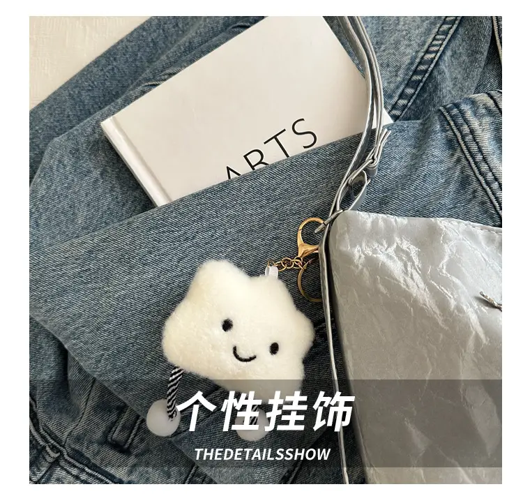 Grey Cute Cloud Crossbody Bag for Women — feature 5