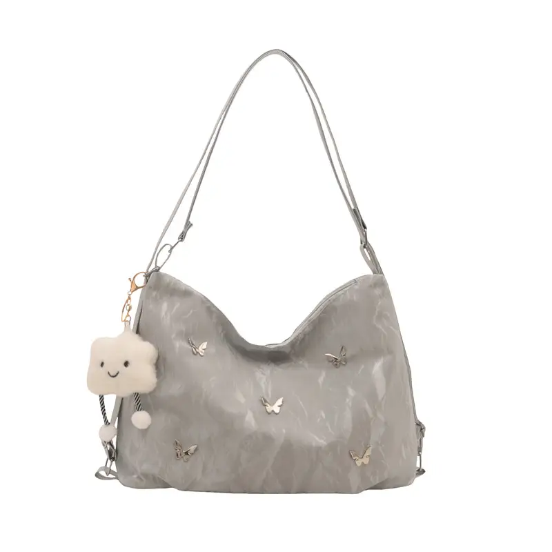 Grey Cute Cloud Crossbody Bag for Women