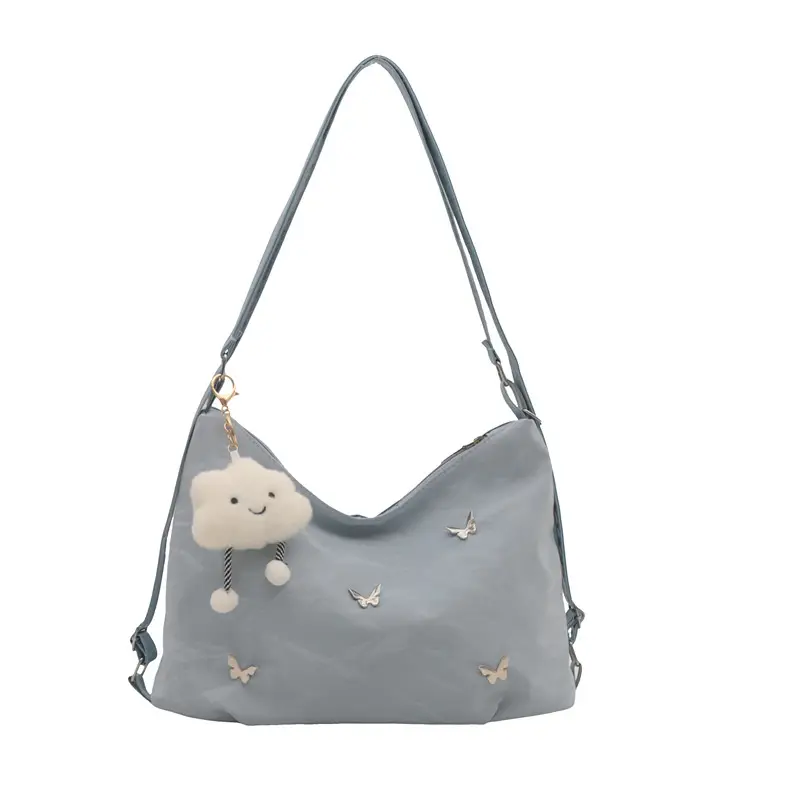 Grey Cute Cloud Crossbody Bag for Women