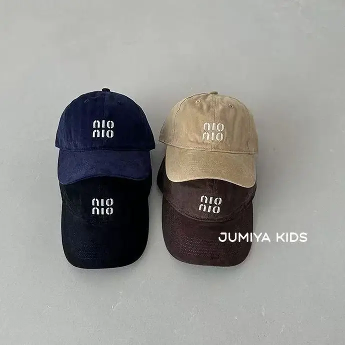Kids Baseball Caps South Korea Jumiya Kids Navy Beige Brown - Image 7