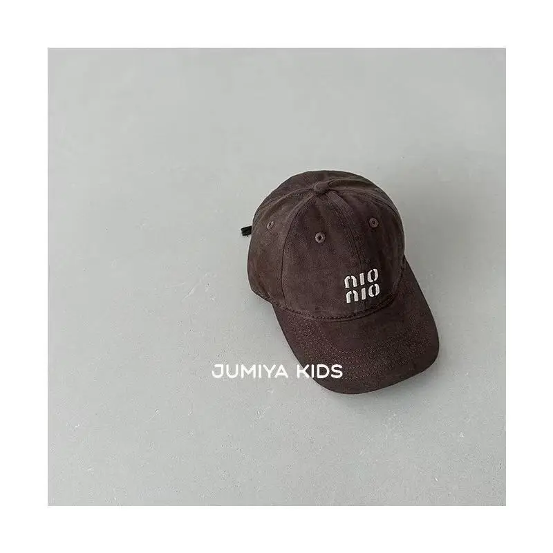 Kids Baseball Caps South Korea Jumiya Kids Navy Beige Brown - Image 2