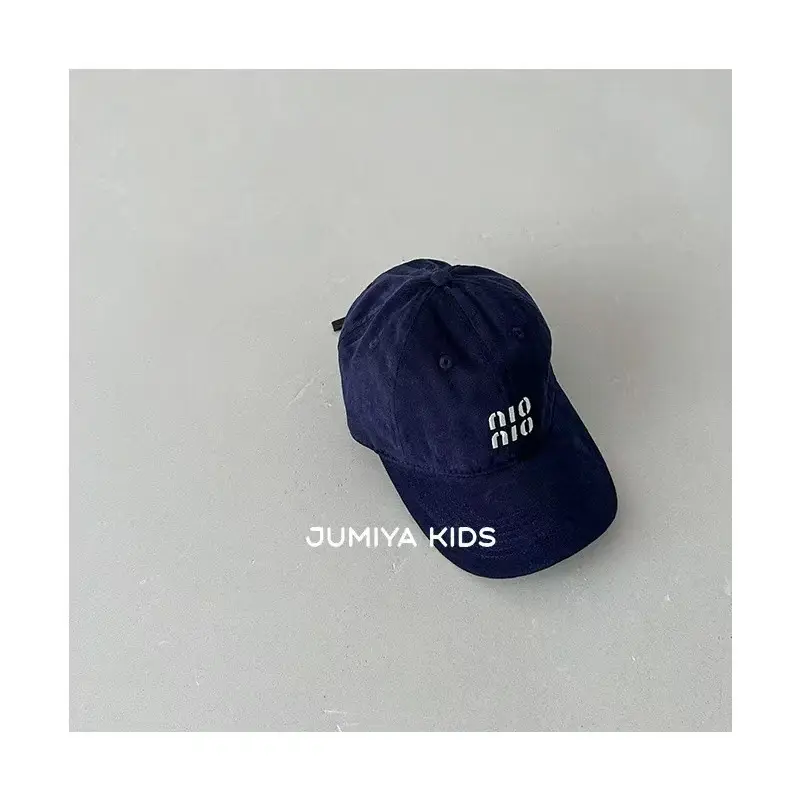 Kids Baseball Caps South Korea Jumiya Kids Navy Beige Brown - Image 4