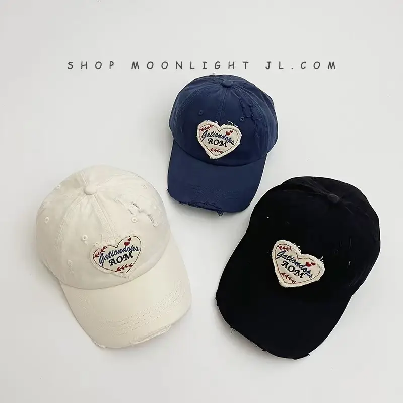 Blue Heart Mom Cap for Girls Boys 12 Colors - Image 14