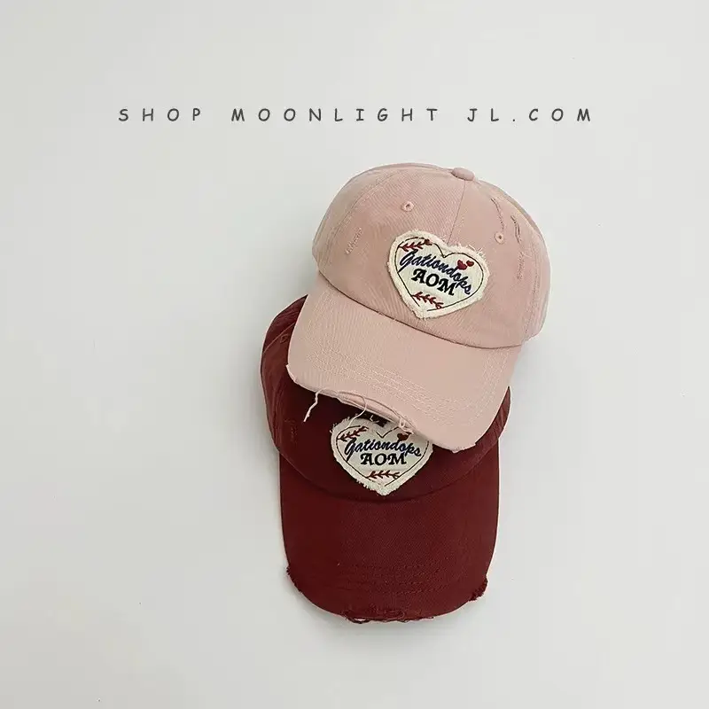 Blue Heart Mom Cap for Girls Boys 12 Colors — feature 13